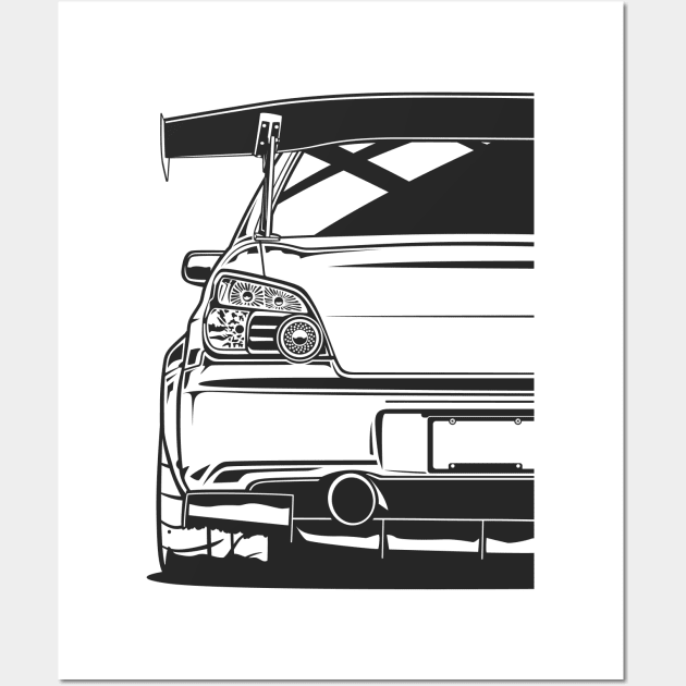 impreza sti Wall Art by Markaryan